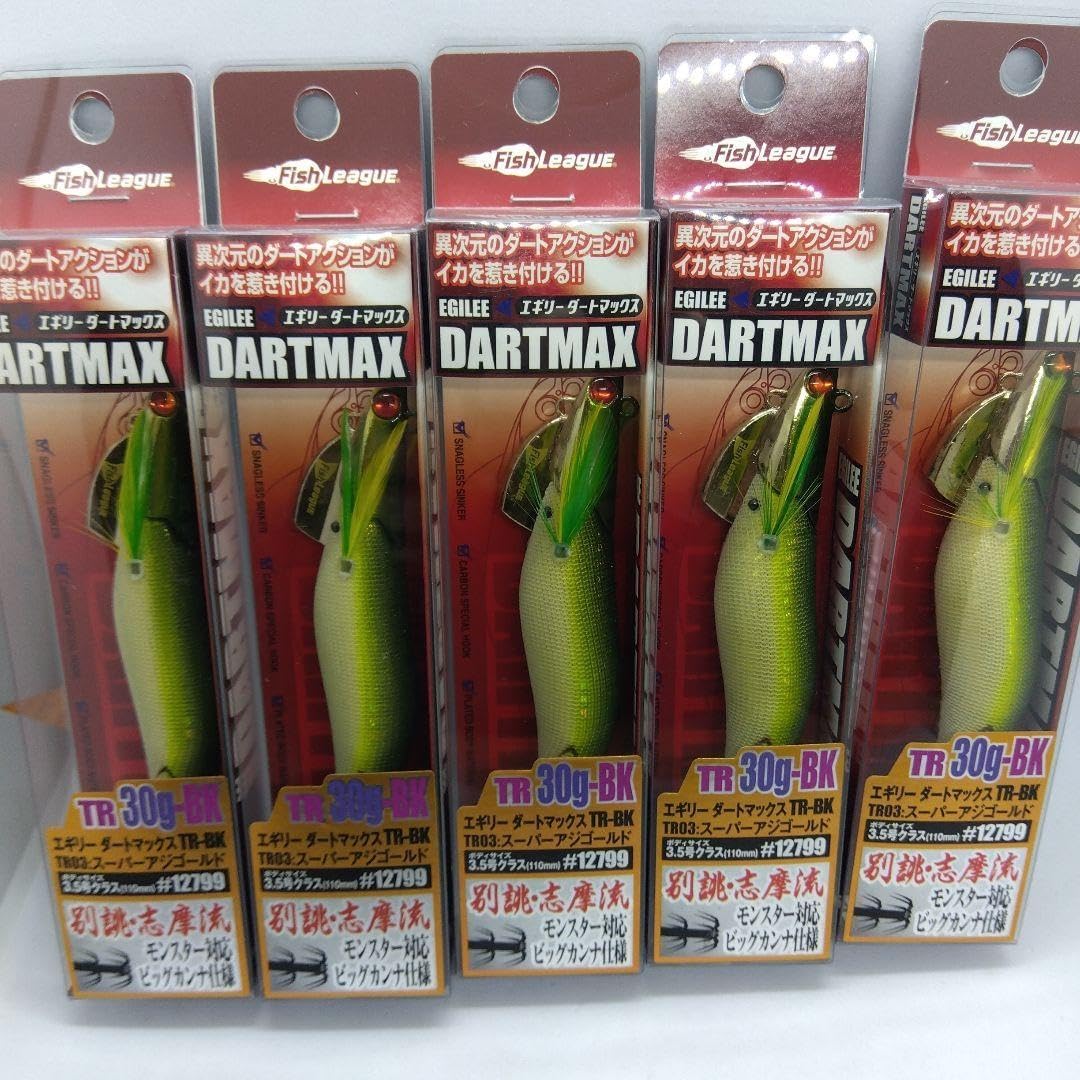 新品未使用品 ダートマックスTR30g-BK スーパーアジゴールド 5個セット エギリー ダートマックス TR30g-BK スーパーアジゴールド 新品未使用